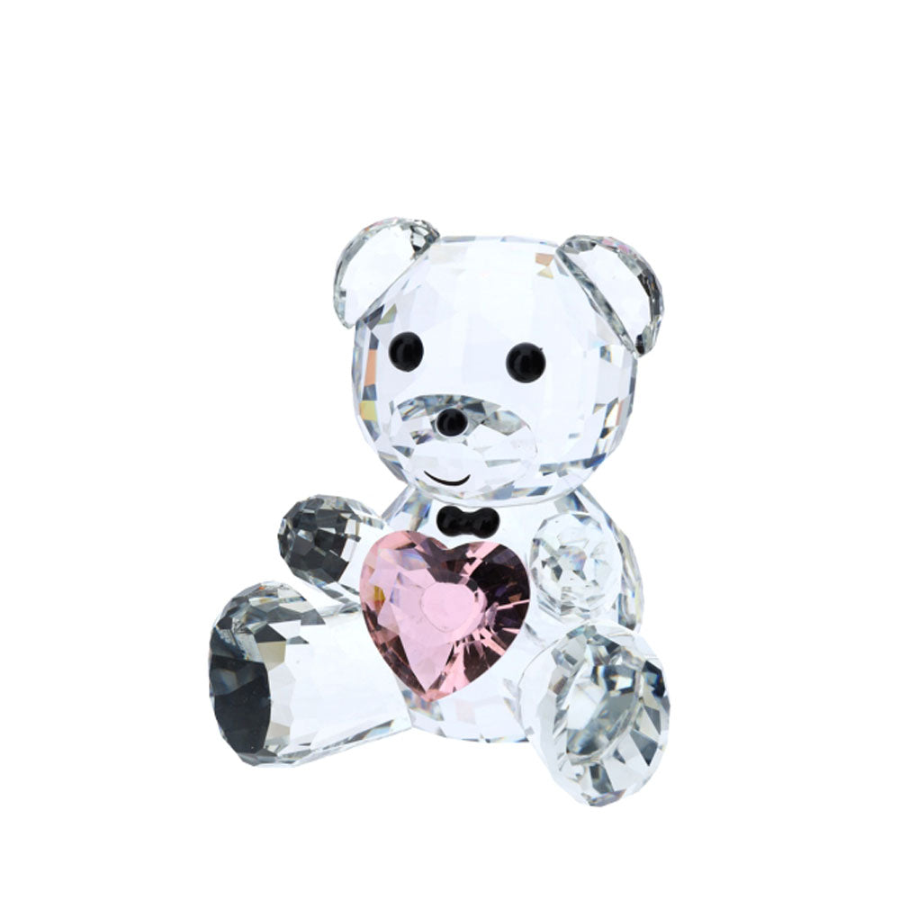 Hervit – Orsetto Cristallo Cuore Rosa