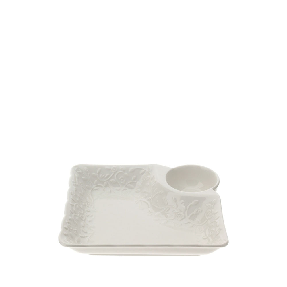 Hervit – Piatto Snack Rettangolare Romance