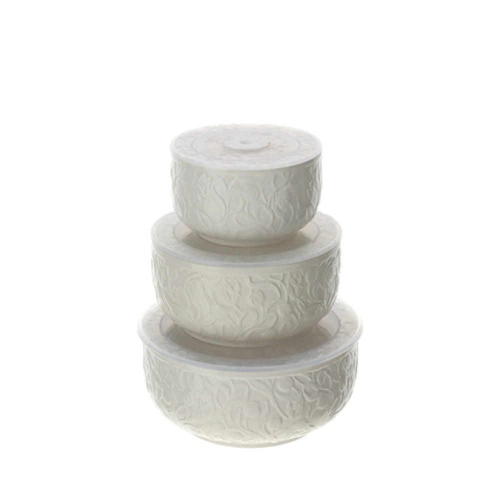 Hervit – Set 3 Contenitori Tulipani