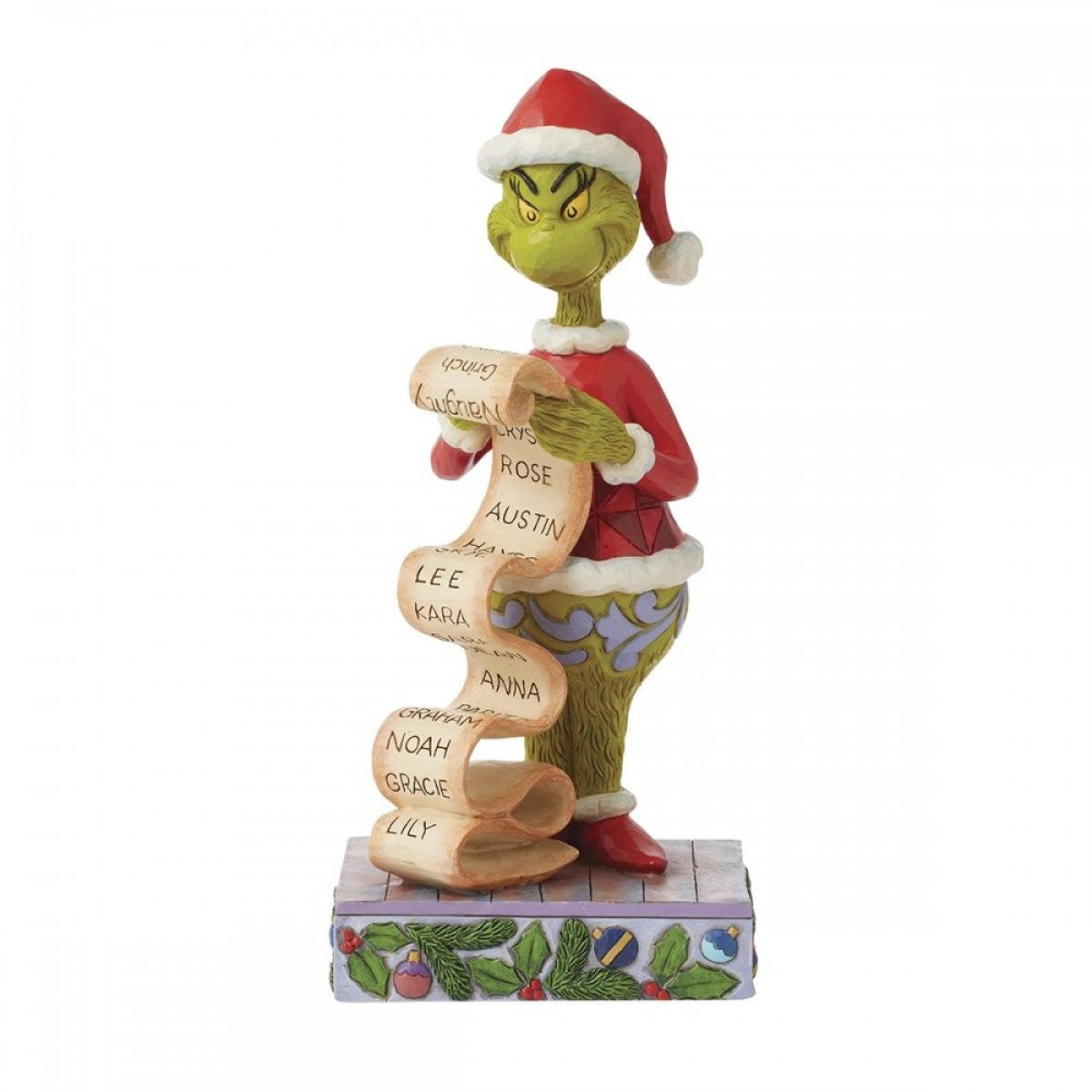 Statuetta Grinch Cattivo Carino List - Jim Shore Grinch