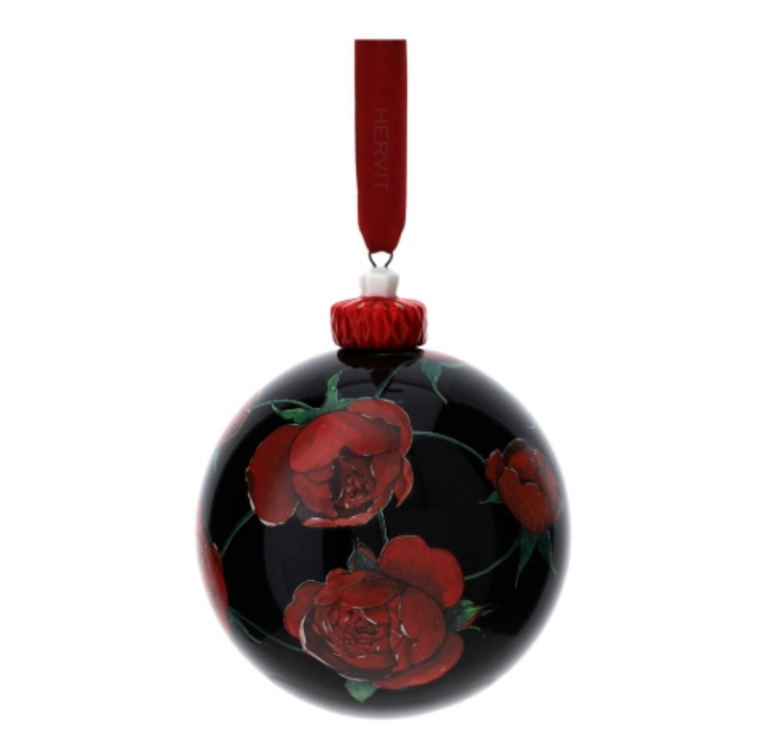 SFERA VETRO ROSE BACCARAT - HERVIT