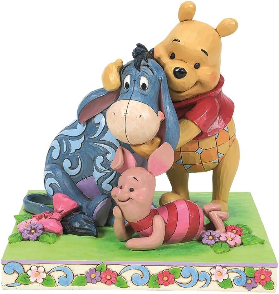 Enesco Disney Traditions by Jim Shore - Statuetta di Winnie The Pooh con Pimpi e Ih-Oh Friends, 15 cm, multicolore