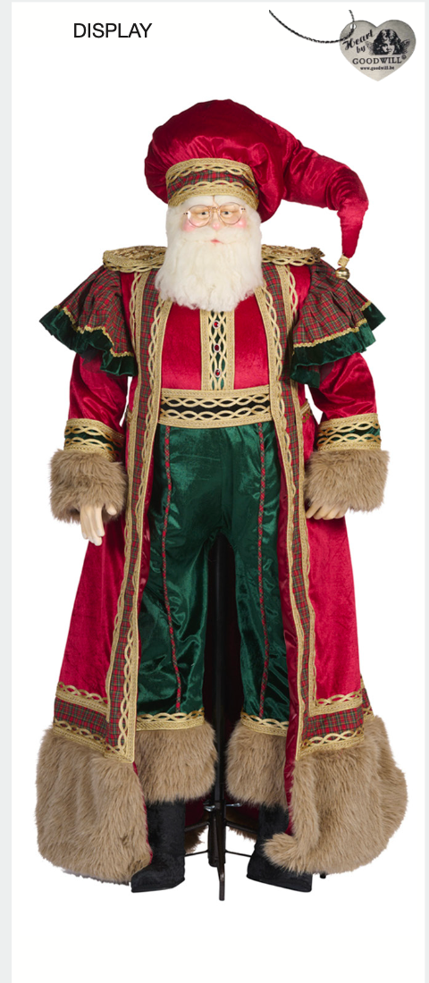 Addobbo Santa Claus natalizio - Goodwill