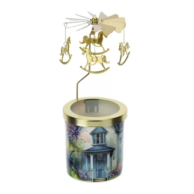 Candela Profumata con Giostra Girevole “Cottage” Hervit