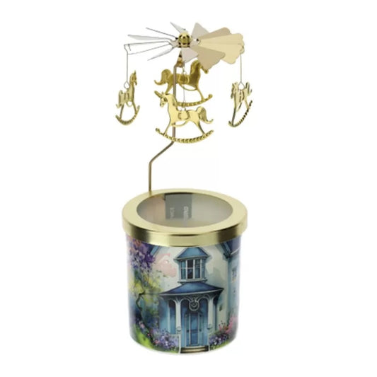 Candela Profumata con Giostra Girevole “Cottage” Hervit