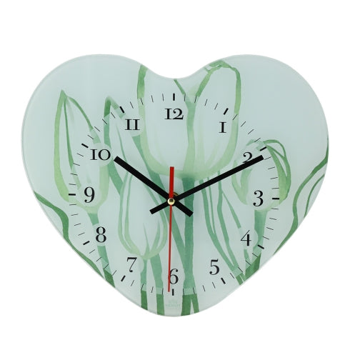 Hervit - Orologio da parete cuore Tulip 30x27cm