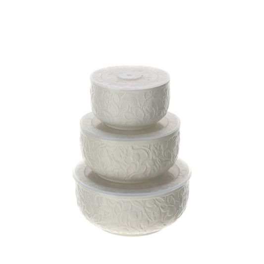 Hervit – Set 3 Contenitori Tulipani