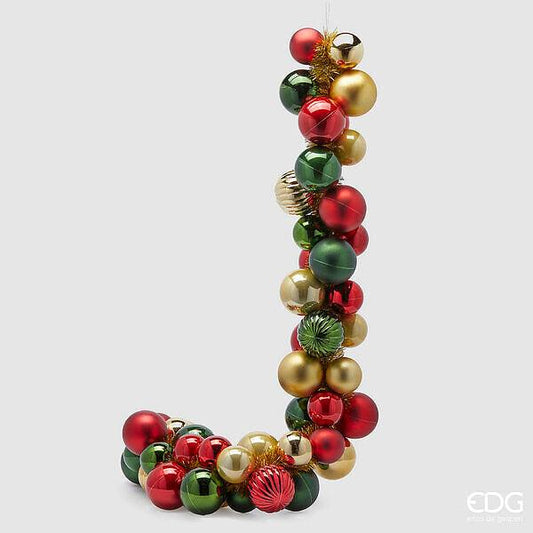 EDG Enzo De Gasperi | Festone decorativo con mix di sfere Natale 2025