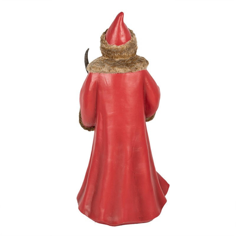 DECORAZIONE NATALIZIA CON ILLUMINAZIONE A LED BABBO NATALE 65X49X122 CM ROSSO PLASTICA