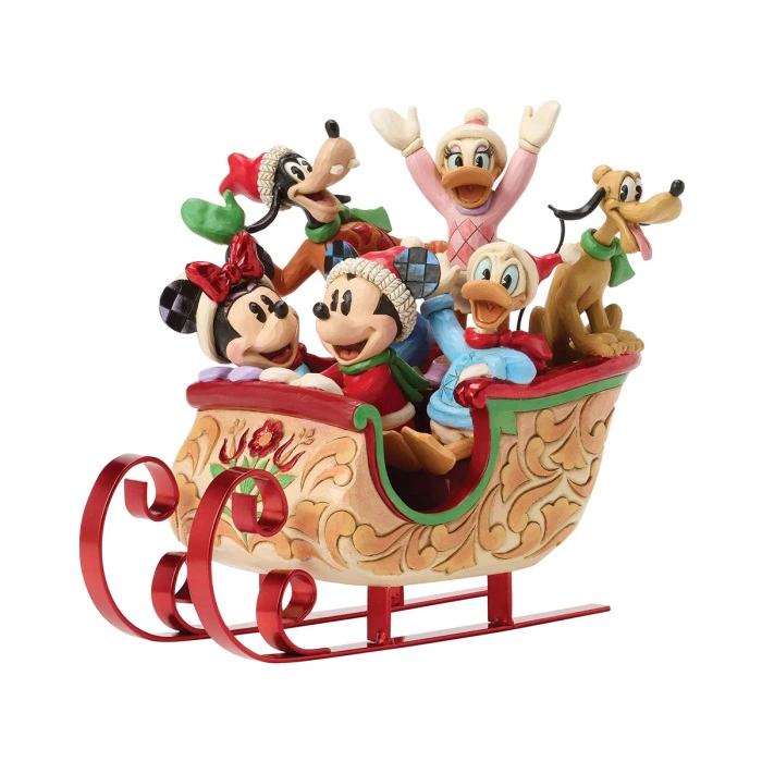 Topolino e amici in slitta 20 cm Disney