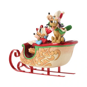 Topolino e amici in slitta 20 cm Disney
