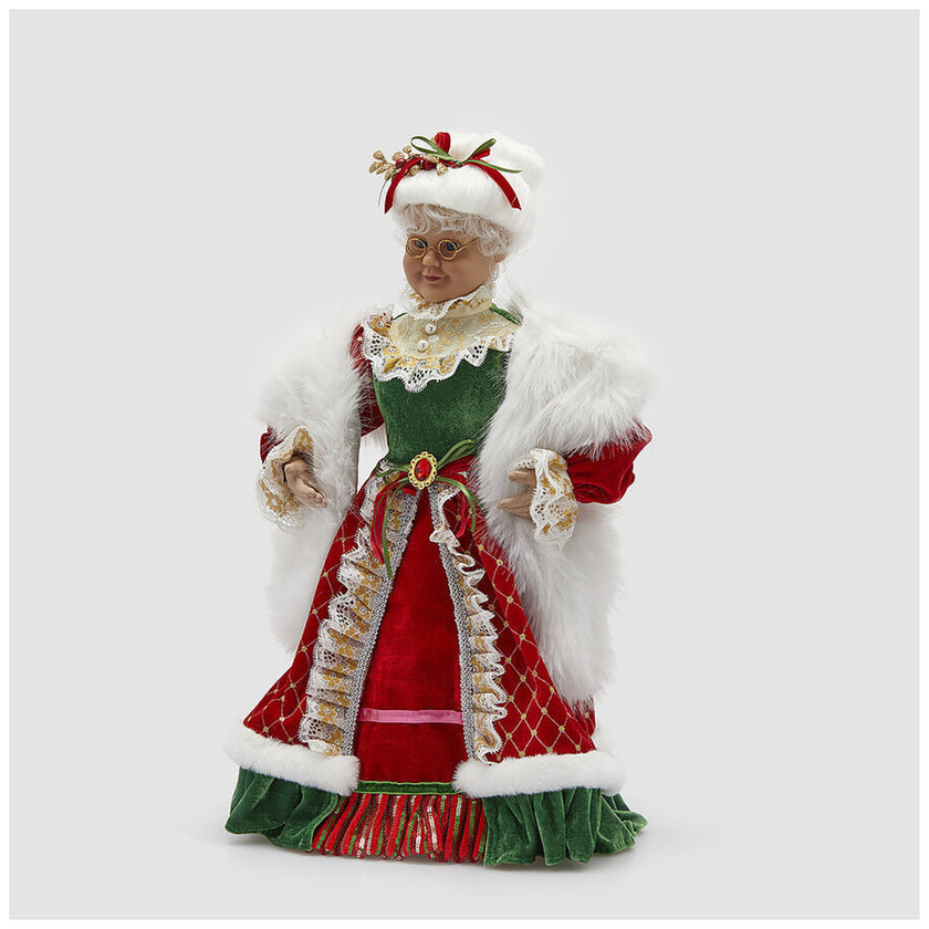 EDG Enzo De Gasperi Mamma Natale in resina e tessuto H51 cm