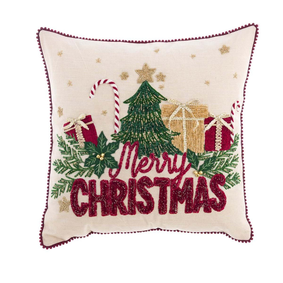 Cuscino Merry Christmas quadrato  45x45 cm