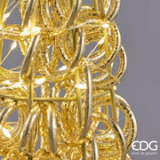 EDG Albero LED Curly Cono Oro H 120