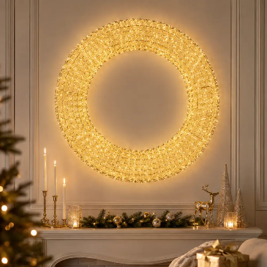 EDG Corona LED Curly Oro D 90