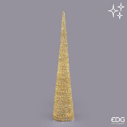 EDG Albero LED Curly Cono Oro H 210