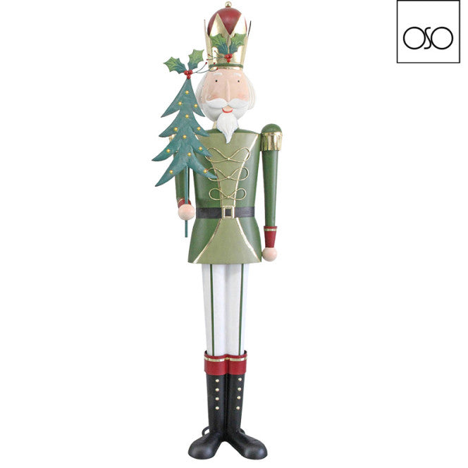 SOLDATO IMPERIALE ALTO C/ALBERO METALLO VERDE CHIARO 61,00x41,50 CM X H 209,50 CM