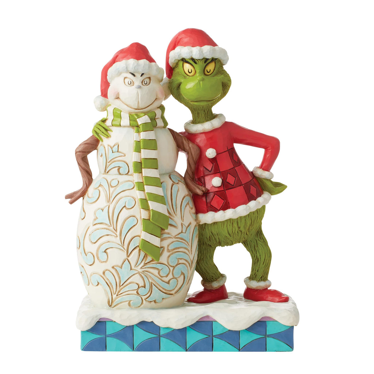 Enesco Jim Shore 6012695 - Statuetta di Pupazzo di Neve, 20 cm