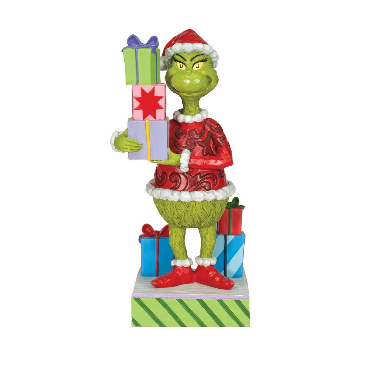 Grinch con doni 20 cm The Grinch by Jim Shore