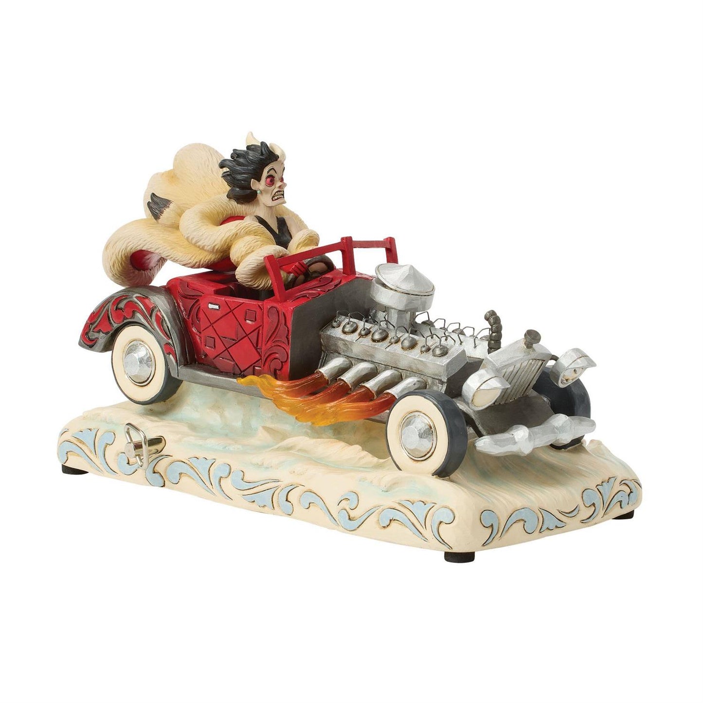 Statuetta Crudela In Car Musical - Tradizioni Disney Traditions