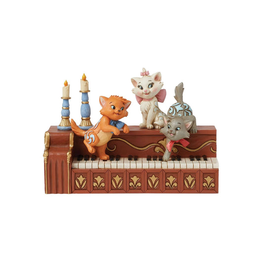 Aristogatti su pianoforte 13 cm Disney Traditions