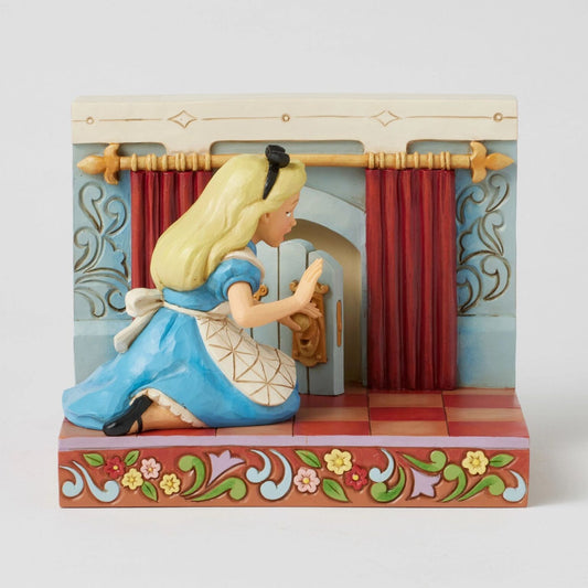 Walt Disney Jim Shore Statuetta Alice Nel Paese Delle Meraviglie Porta Led Disney Traditions
