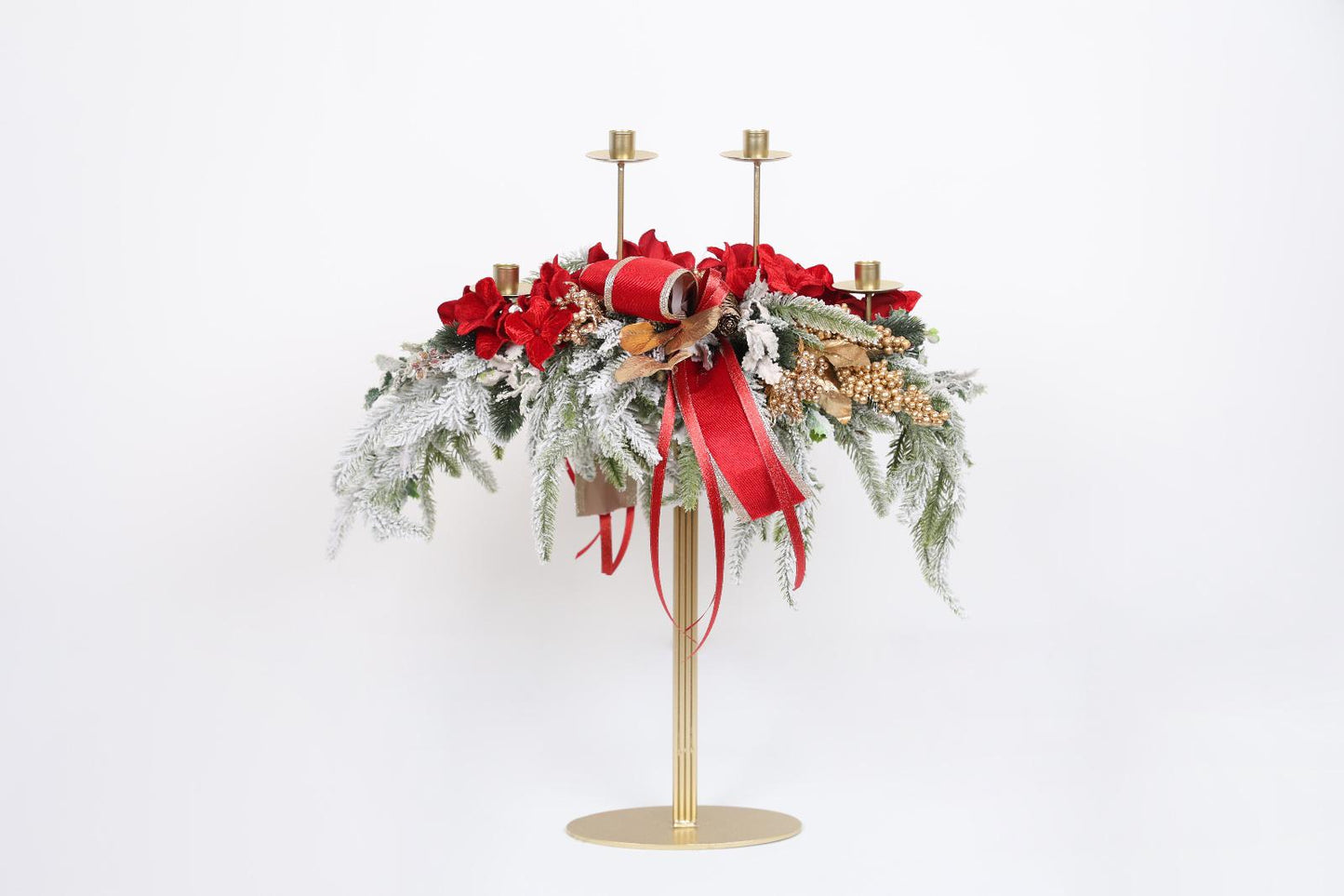 Candelabro - fiori di lena