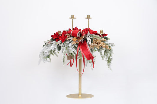 Candelabro - fiori di lena