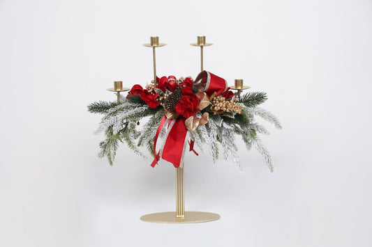 Candelabro - fiori di lena