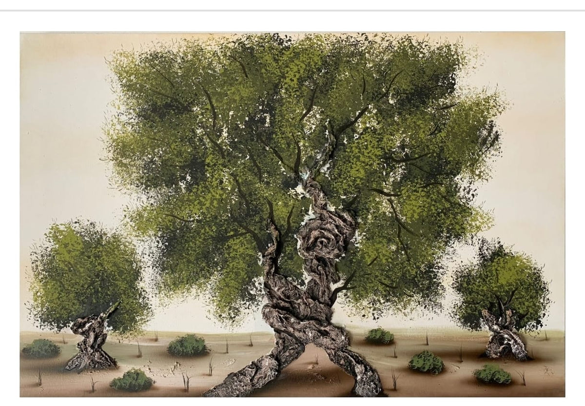 Art Maiora Tramonti Romantici – Quadro senza cornice dipinto a mano su tela 120X80 cm