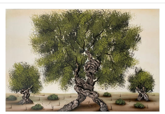 Art Maiora Tramonti Romantici – Quadro senza cornice dipinto a mano su tela 120X80 cm