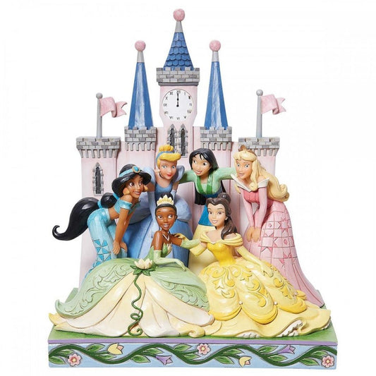 Enesco Statuetta Disney Colorata Il Castello Delle Principesse