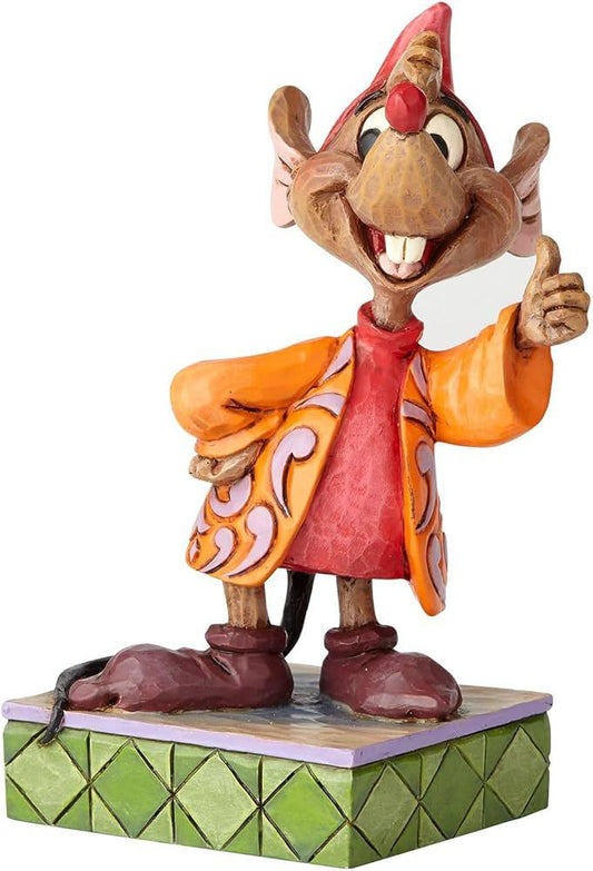 Disney Traditions Figurina di Jaq, Resina, Multicolore, 7x6x10,5 cm