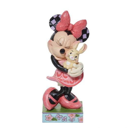 Minnie con coniglio 14 cm Disney Traditions