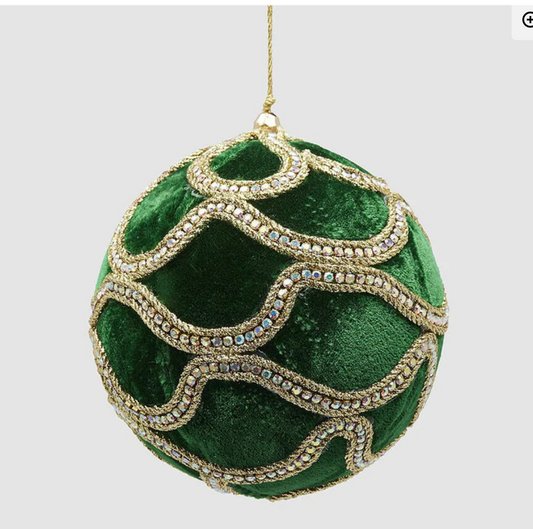 EDG Enzo De Gasperi Addobbo Natale Palla Decogemme D 12 Cm