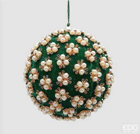 EDG Enzo De Gasperi Addobbo Palla di Natale Elizabeth D 12 Cm