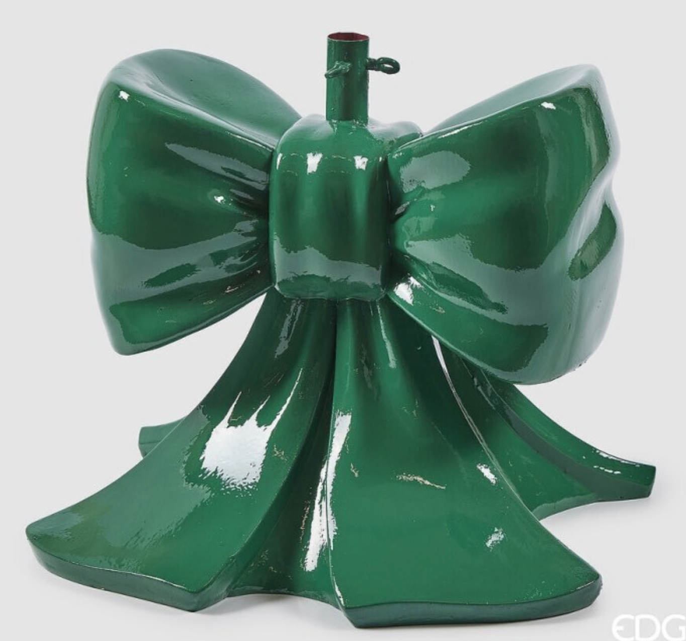 Base pino "fiocco", plastica", h. 57 cm, l. 50 cm, l. 50 cm, col. verde - edg