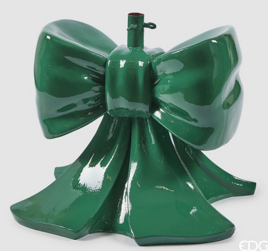 Base pino "fiocco", plastica", h. 57 cm, l. 50 cm, l. 50 cm, col. verde - edg