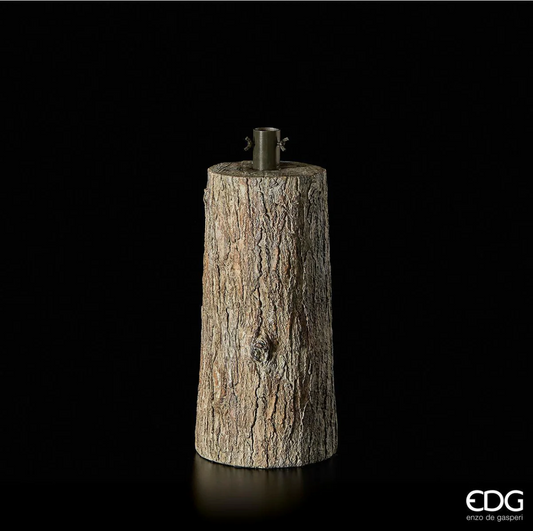 EDG Enzo De Gasperi | Base tronco H55cm effetto legno per Albero Natale 2025
