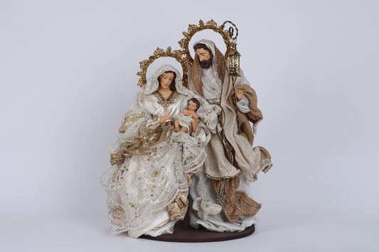 Sacra famiglia - fiori di lena